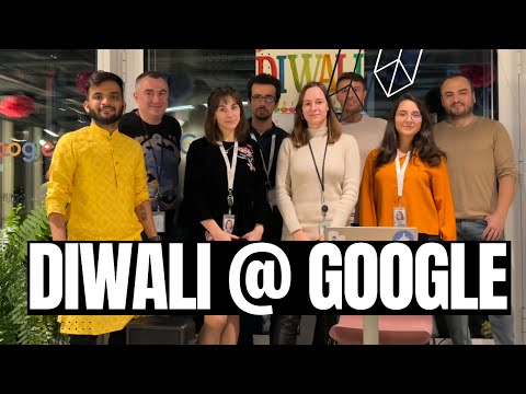 Celebrated Diwali in Google Warsaw Office - Vlog