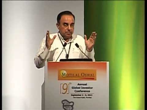 Dr Subramanian Swamy speech at Motilal Oswal 9th Global Investor Conference