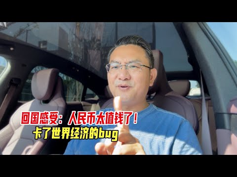 回国有感，人民币太值钱了，卡了世界经济的bug