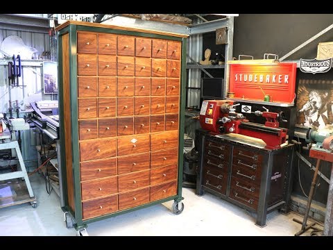 42 Drawer Industrial Style Cabinet - Forme Industrious