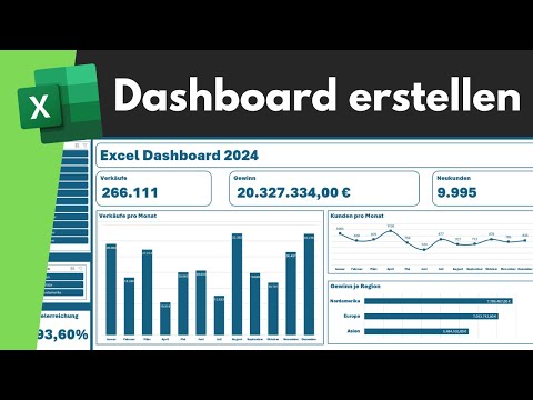 DASHBOARD in Microsoft Excel in weniger als 30 Minuten erstellen!
