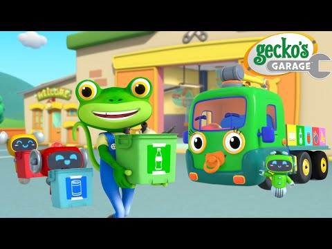 Recycling Baby Truck Saves the Day!♻️ | Gecko's Garage 🚚 | Cartoons For Kids | Toddler Fun Learning
