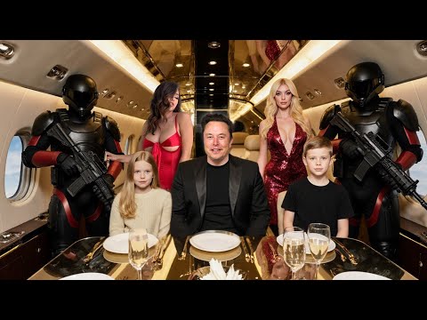 How Elon Musk's Family Secretly Travels: World's #Richest Person
