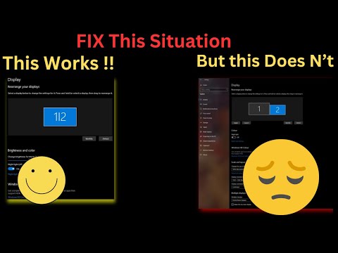 Fix Display Duplicate But Not Extended on Windws 11/10 | Techify Geek