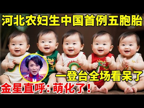 33岁河北农妇生下中国首例五胞胎,一登台全场看呆了,讲述惊险生产经历【辣妈达人秀】