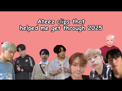 Ateez clips that helped me get through 2025