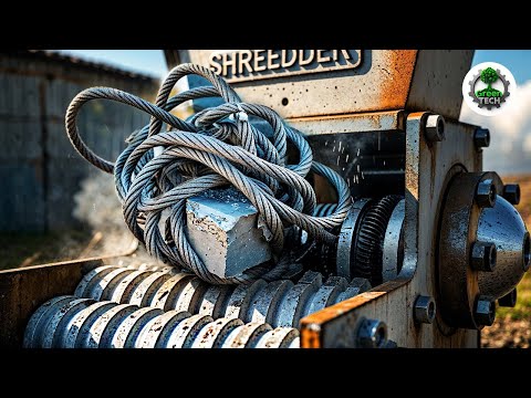 Extreme Dangerous Wood Chipper & Shredder Demolitions: Crushing Everything in Sight! #25