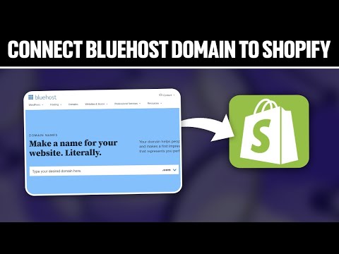 How To Connect Bluehost Domain To Shopify 2025! (Full Tutorial)