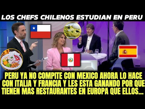 PERIODISTAS 🇪🇸ESPAÑOLES y CHILENOS🇨🇱 ANALIZAN EL CRECIMIENTO DE LA COCINA PERUANA EN EUROPA