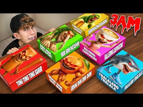 ÖFFNE NIEMALS BÖSE MYSTERY TUNG TUNG TUNG SAHUR TRALALERO TRALALA BOXEN um 3 UHR!!