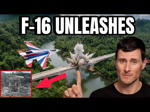 F-16's Just Unleashed on a Massive Bridge