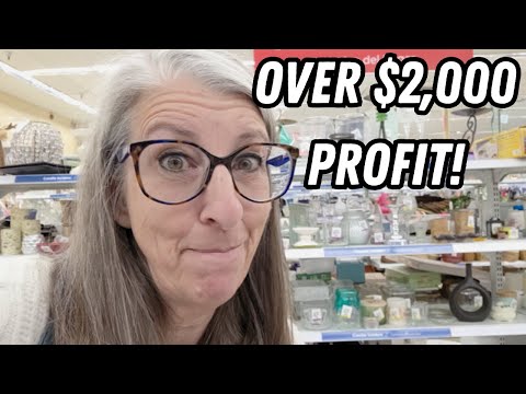 CAN'T BELIEVE THIS HAPPENED! I'll Make Over $2,000 from This Thrift Store Haul | Thrift With Me