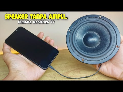 TRY TURNING ON THE SPEAKER WITHOUT AN AMPLIFIER ‼️