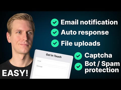 This Webflow Form Builder Solves All My Form Problems (Email, Auto-Respond, Captcha)