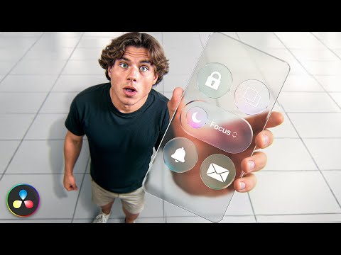 How to Edit Premium Liquid Glass Animations - DaVinci Resolve