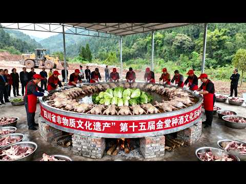 China's annual mutton soup feast for 10,000 people! Providing free food for 10,000 villagers!