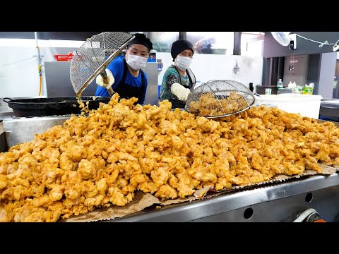 A Korean buffet with affordable prices and a wide selection of dishes.