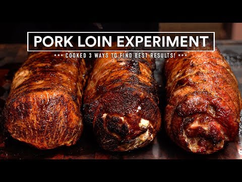 Stuffed Pork Loin Experiment - Cooked 3 Ways!