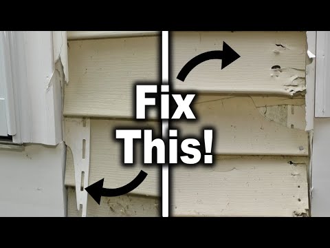 How to Replace Broken Vinyl Siding and J-Channel