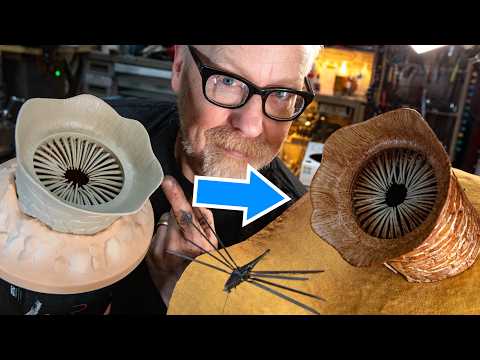 Adam Savage Transforms a Popcorn Bucket into a Dune Sandworm!