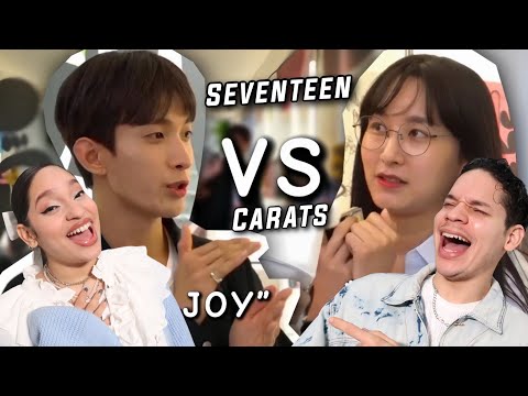Waleska & Efra React to 'Seventeen vs Carats'😂