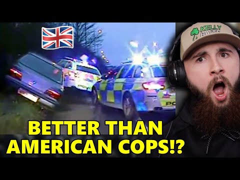 American Reacts to British Police Chase Cocaine Fueled Mad Man! *So Impressive*