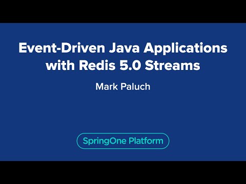 Event-Driven Java Applications with Redis 5.0 Streams