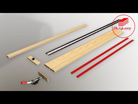 DIY Multi Guide Slide Track  with self locking for Circular saw, Jigsaw and Router