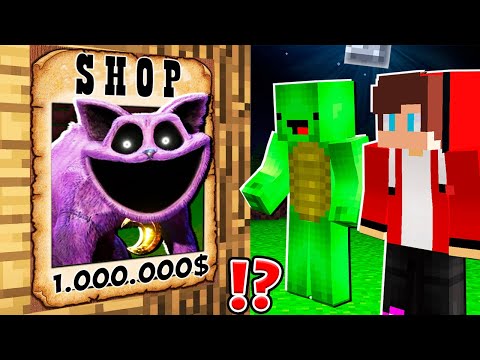 How MUCH the NIGHTMARE CATNAP COST ? Mikey and JJ vs CATNAP.EXE ! - in Minecraft Maizen