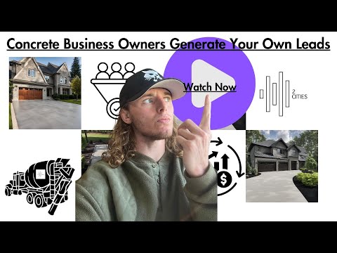 Concrete Business Owners Generate Your Own Leads #2Cities #Concrete2Cities