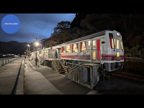 Overnight in Japan's $24 Train Hotel on Abandoned Railway | Train Inn