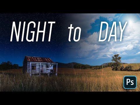 Photoshop CC: How to Change NIGHT into DAY! 🌜🌞