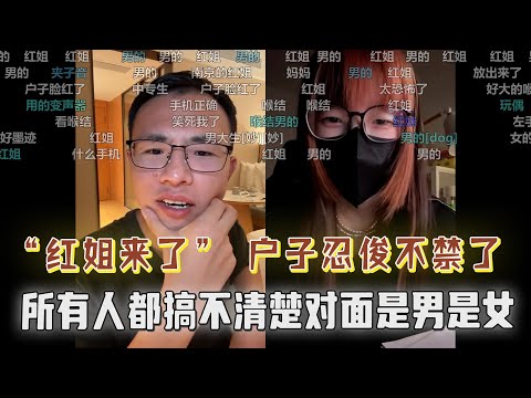 “红姐”来了？户子绷不住了！现场所有人都搞不清楚对面是男是女；户晨风吐槽无良充电宝公司明目张胆割韭菜，投诉无门！！！