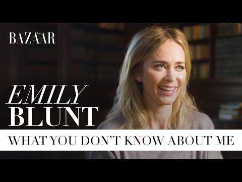 Emily Blunt: What you don't know about me | Bazaar UK