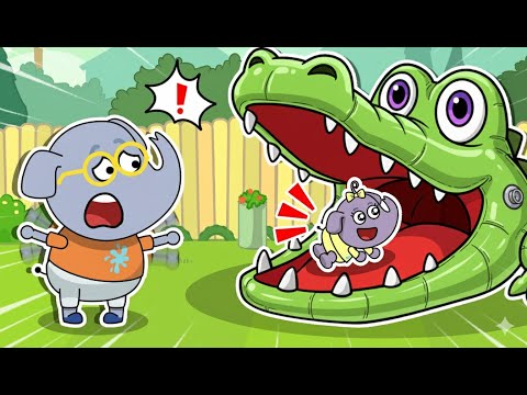 🦎 Muddle's Bouncy Castle Adventure 🏰 Fun Rescue Mission 🔥 Fire Spike Kids Stories