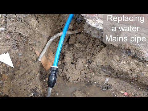 Replacing lead water mains