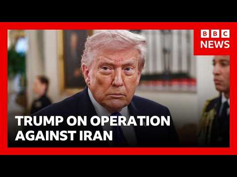 President Donald Trump says US took 'last best chance' to hit Iran | BBC News
