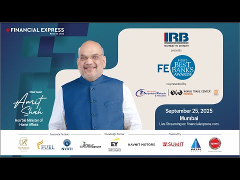 Amit Shah Live: FE India's Best Bank Awards 2025 with Union Home Minister, Amit Shah