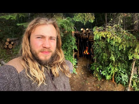I Built My First Ever Survival Shelter - Here's What Happened...