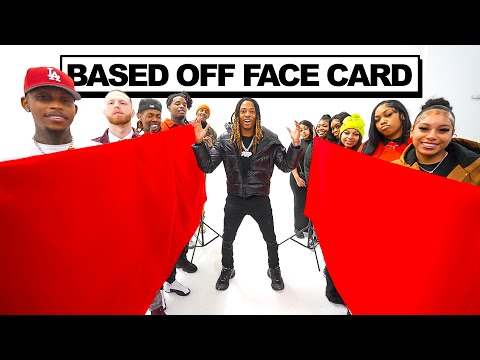 Blind Dating Based Off Face Card!
