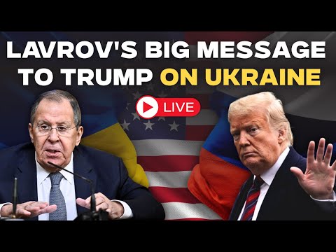 Lavrov on Ukraine LIVE | Lavrov’s Big Shocker on Trump’s Ukraine Peace Plan, Slams Macron & Europe