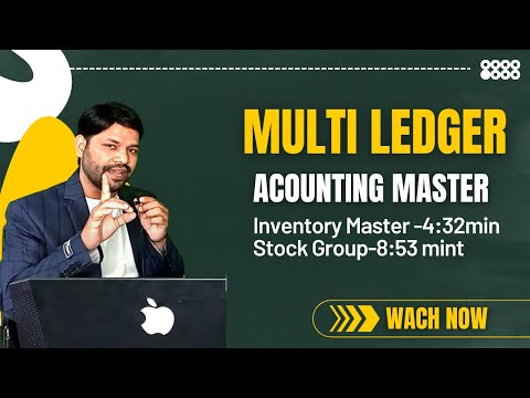 Ledger Creation in Tally Prime in Hindi | Single & Multiple