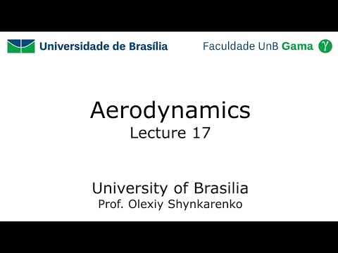 Aerodynamics: Lecture 17: Three-Dimensional Incompressible Flow