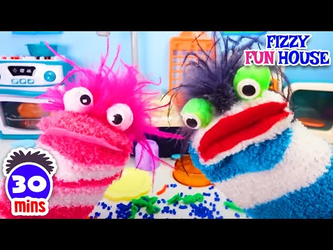 Fizzy And Phoebe's Cleaning Routine | Fun Compilations For Kids