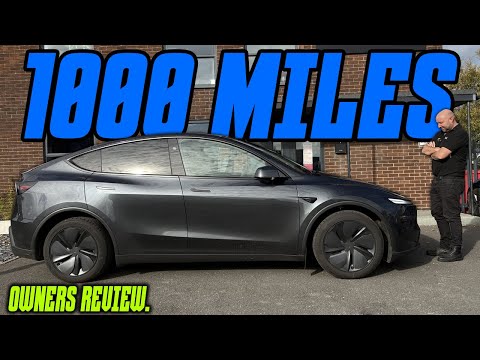 2025 Tesla Model Y "Juniper" 1000-mile review! Pro, Cons, Real World Range & Should You Buy One!