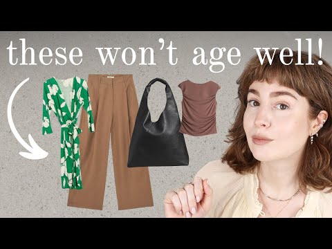 a long list of fashion items that won't age well