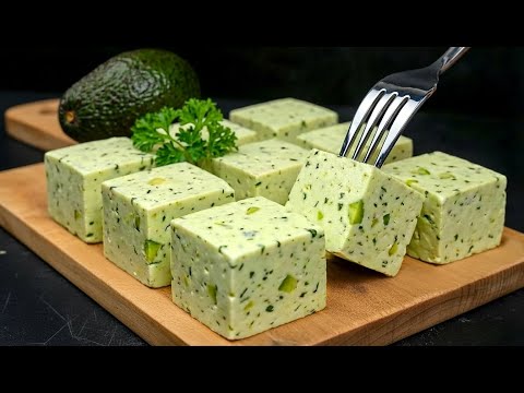 Homemade cheese with avocado in 5 minutes!  I'm never buying cheese again!