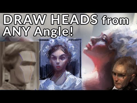 Learn To Draw The Head From ANY Angle   Quick Tip