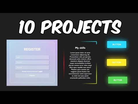 Learn CSS By Building 10 Projects (1 Hour)