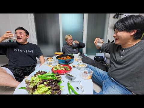 제육으로 선민이네 집 급습 브이로그